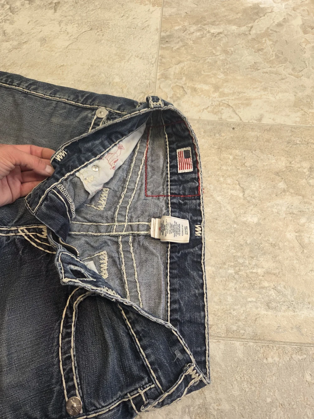 True Religion Bobby Super T Jeans Womens 28 - Picture 4 of 10
